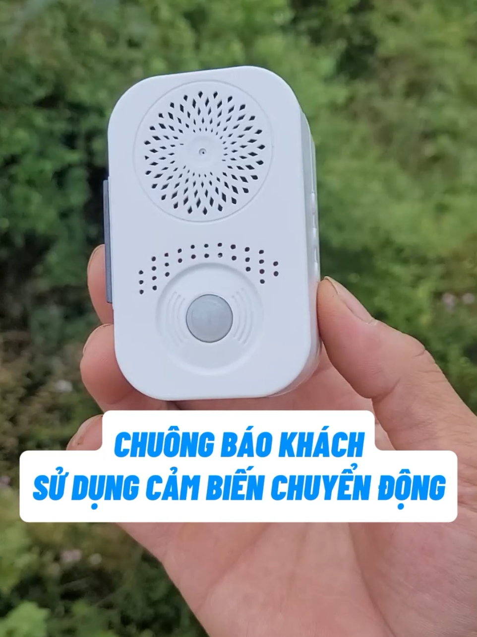 chuông báo khách sử dụng cảm biến chuyển động #chuongbao #chuongbaokhach #lucvanmanh 