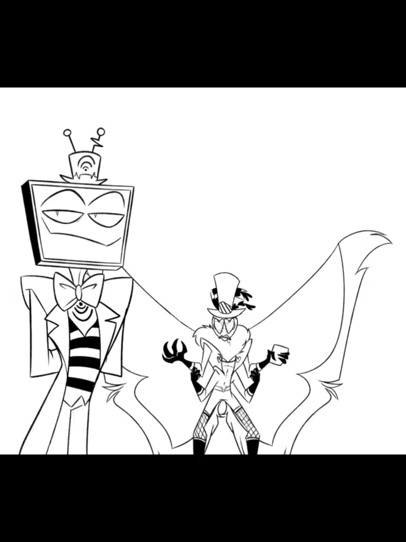 Squeaky Moth Valentino! I love Valentino! Credit to KotoMisadventures on Twitter#hazbinhotel #hazbinhotelvalentino #hazbinhotelvox