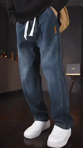 M-3XL กางเกงยีนส์ผู้ชายกระบอก #tiktok #ypfッ #Love #fashion #beauty #gentleman #fouryou #trousers 