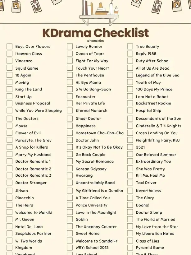 Membalas @.maylanif ini ya #fypシ゚ #foryou #kdramalover #koreandrama #kdramachecklist 