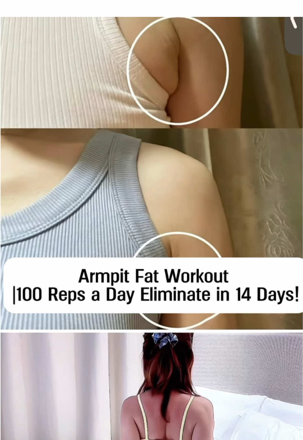 Armpit Fat Workout | 100 Reps a Day to Eliminate in 14 Days! #ArmpitFat #FatBurnWorkout #14DayChallenge #FitnessGoals #UpperBodyWorkout