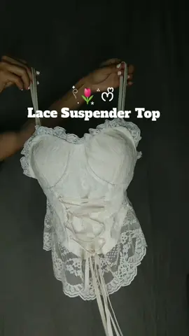 Lace Suspender Top!!!from@ss.shop.ph #fyp #foryou #fy #top #outfitideas #outfit #lace #corset #OOTD 