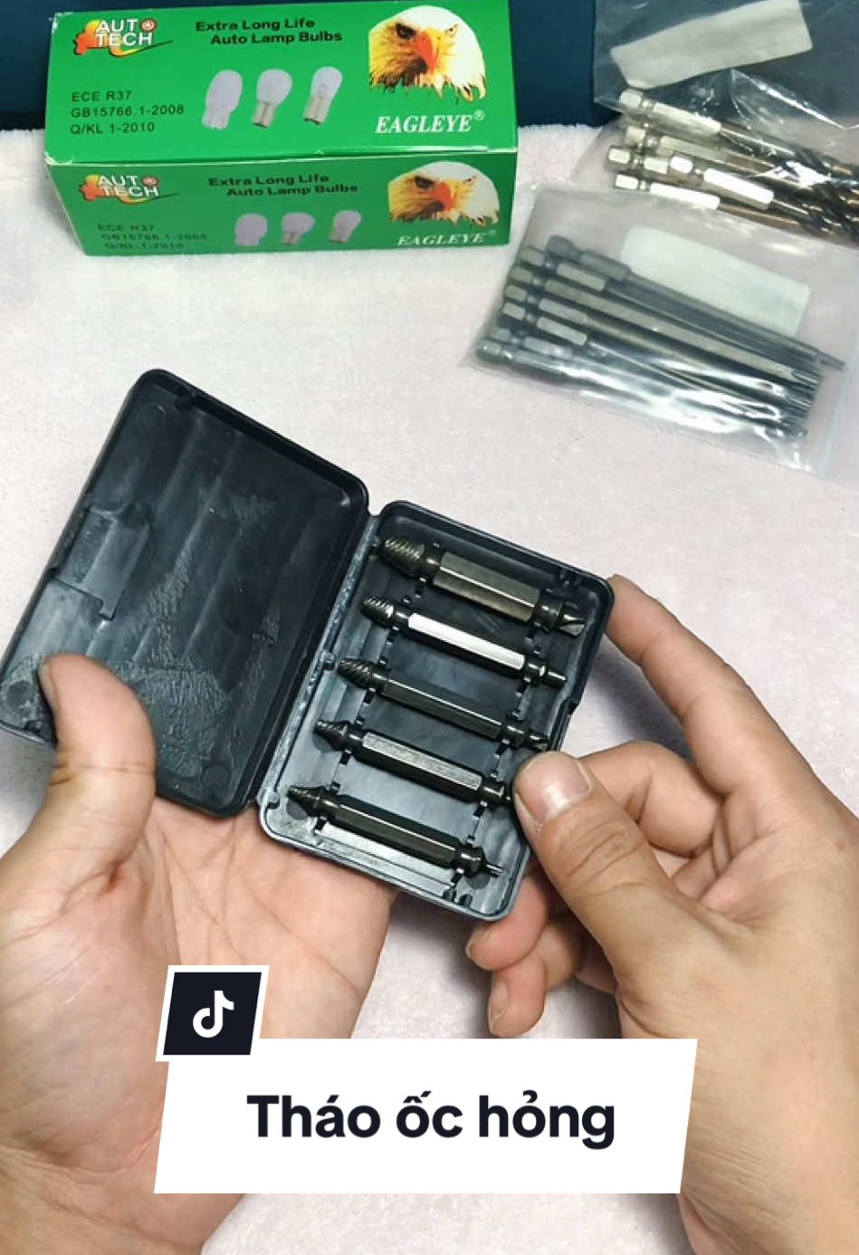 Dụng cụ tháo ốc vít bu lông hư tổn, gãy. #dungcuthaoocgay #dungcuthaoocvit #dungcuthaoochong 