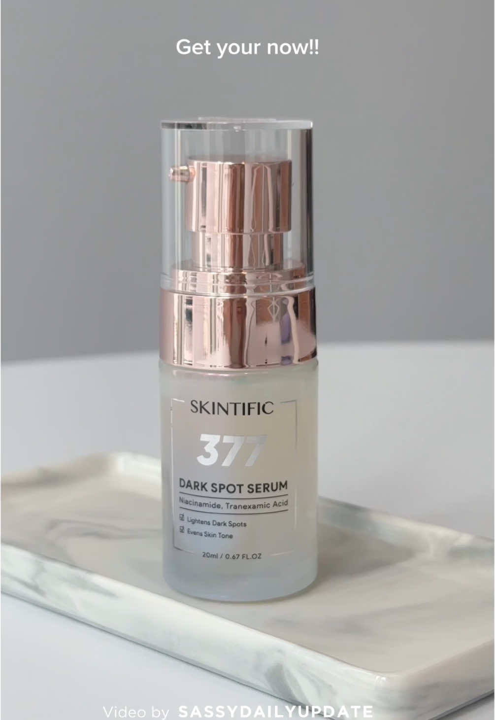 ada darkspot? tona kulit tak sekata? guna je serum ni🙂‍↔️ @skintific.my #skintific #skintificmy #377darkspotserum