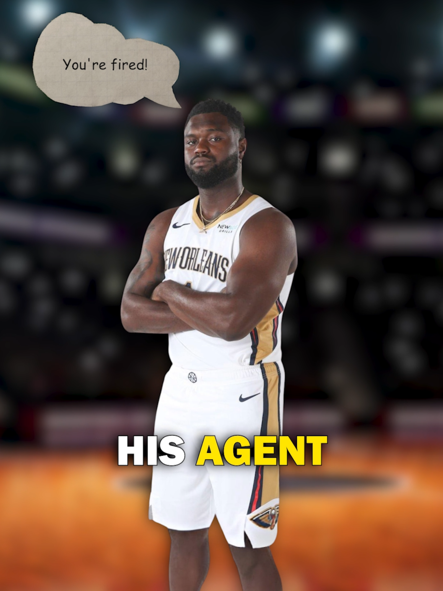 The real reason Zion fired his agent 👀 #zionwilliamson #pelicans #NBA #knicks