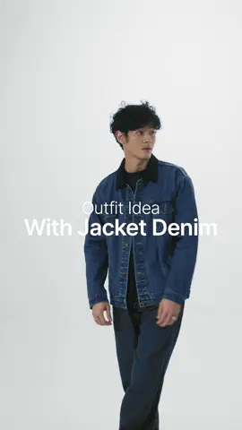 Denim jacket = solusi tampil santai tapi tetap keren🔥 #OutfitInspo #StylePria #Outfitidea #fyp #JacketDenimCorduroybyJB #OversizedDenimbyJB