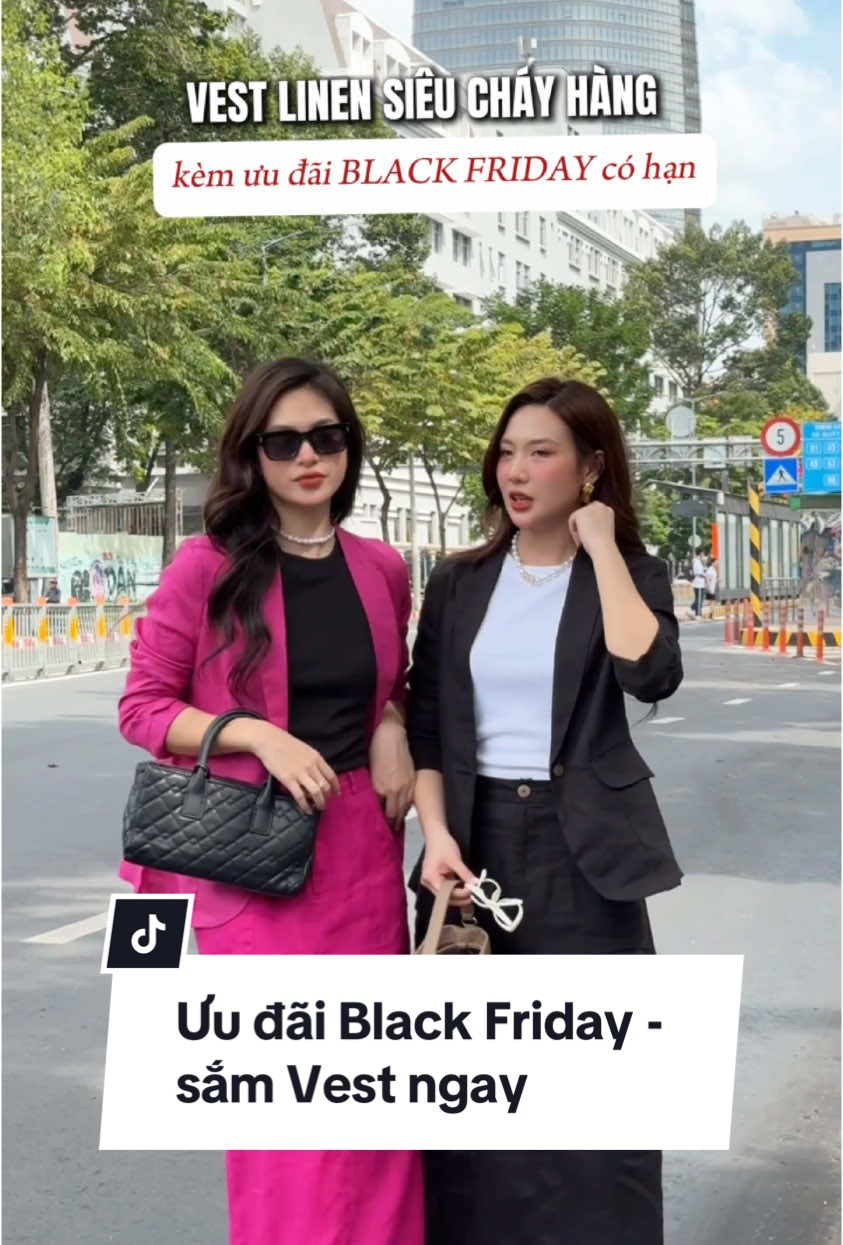 ĐẾM NGƯỢC CẬN BLACK FRIDAY - SẮM VEST LINEN CAO CẤP NGAY🔥 #Roxylinen #Roxyshop #Linen #fyp #blackfriday #uudai #xuhuong