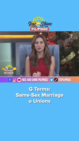 G Terms Same-Sex Marriage o Unions