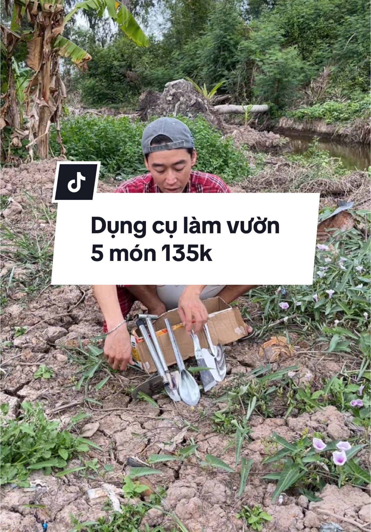 Dụng cụ làm vườn 5 món 135k freeship