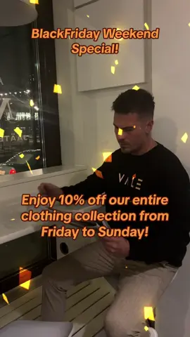 Black Friday Offer Get 10% off on all clothing! 🖤 Hurry, this deal won’t last long!🤝 #blackfriday #blackfridaydeals #blackfridaysale #onlinestore #valestyle #valeclothing #foruyou #outfit #tiktoksuomi 