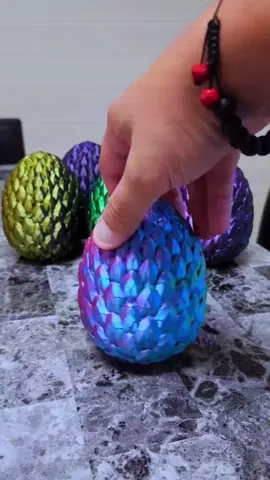 3D Printed Dragon Egg Set - 2 Count Creative and Cool Dragon Eggs, Perfect for Room or Car Decoration, Ideal Valentine's Day or New Year Gift#decorate #dragonegg #fyp#tiktokshop #toys 