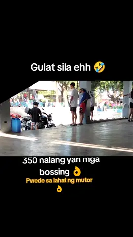 350 nalang mga boss pwede sa lahat ng mutor yan.  may manual of instruction na sa box yan kung paano ilagay or Pwede kayo manood sa youtube kung paano i lagay. tanong lang kayo mga boss sumasagot ako. 👌 check out na nga boss ride safe and peace out👌🤩 #fypシ 