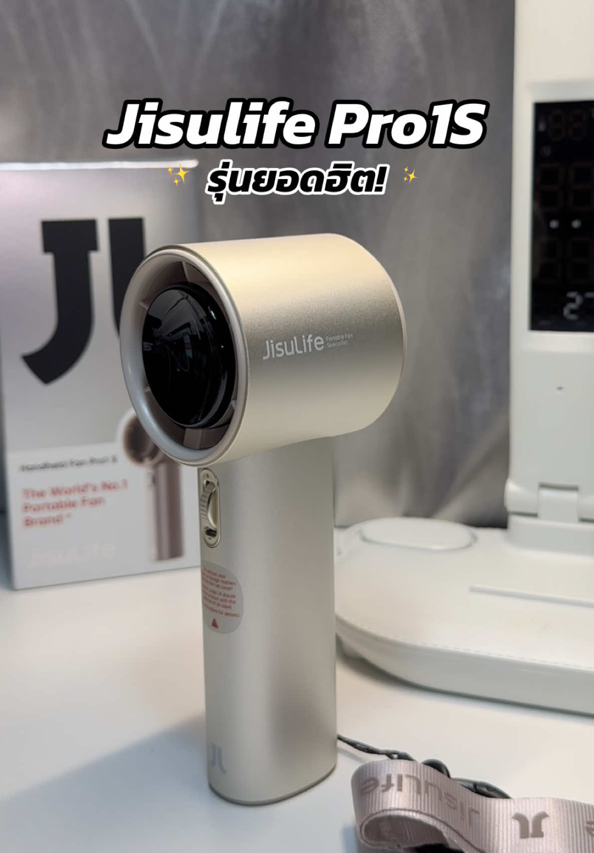รุ่นฮิต✨ พัดลม Jisulife Pro1s บอดี้อลูมิเนียมอัลลอย แบตเตอรี่ 5,000 mAh #พัดลม #พัดลมพกพา #พัดลมไร้สาย #พัดลมเจ็ท #พัดลมเทอร์โบ #พัดลมjisulife #jisulife #jisulifepro1s 