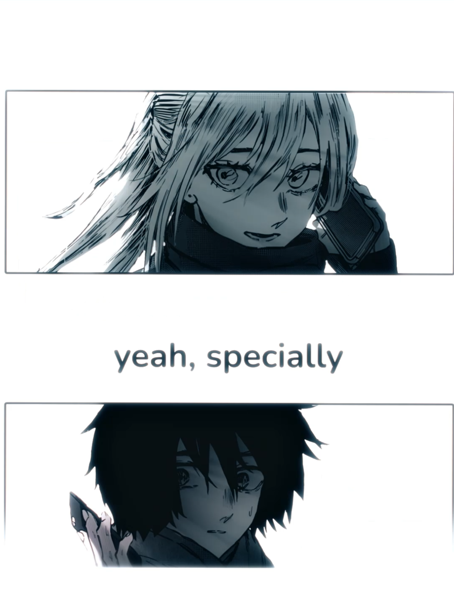 she keeps on texting me  #rippasq #shikamasoc #thefragrantflowerbloomswithdignity #subaruhoshina #manga #mangaedit #mmv #edit
