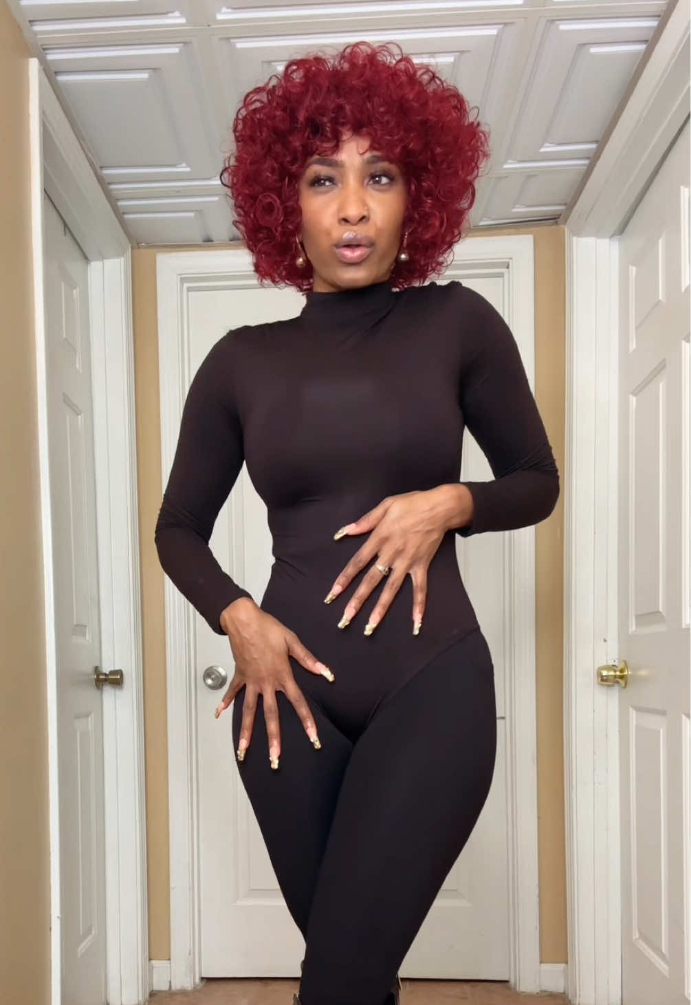 Slimming Basic Neck Ling Sleeve Bodysuit Is Perfect To Layer For The Cold Season  #shaperbodysuit #longsleevebodysuit #turtleneckbodysuit #ttsdelight #spotlightfinds #tiktokshopblackfriday #freshforwinter #fallfreshness #tiktokshopcybermonday 