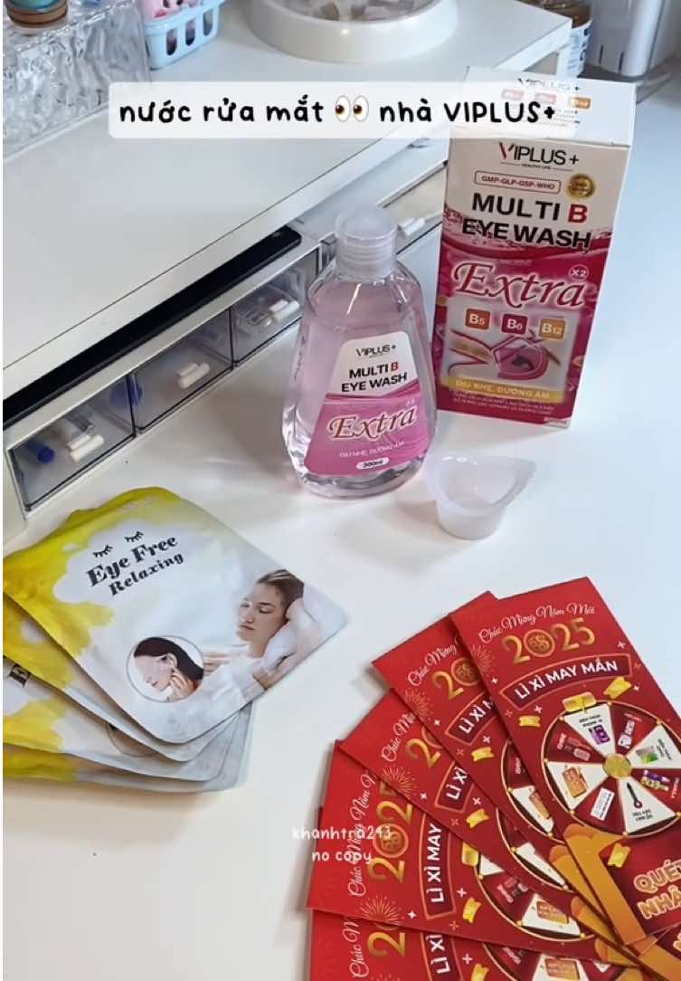 đang có quà thư giãn 😋👀 #viplus #nuocruamatviplus #nuocruamatbaovemat #unboxing #xuhuongtiktok #qua 