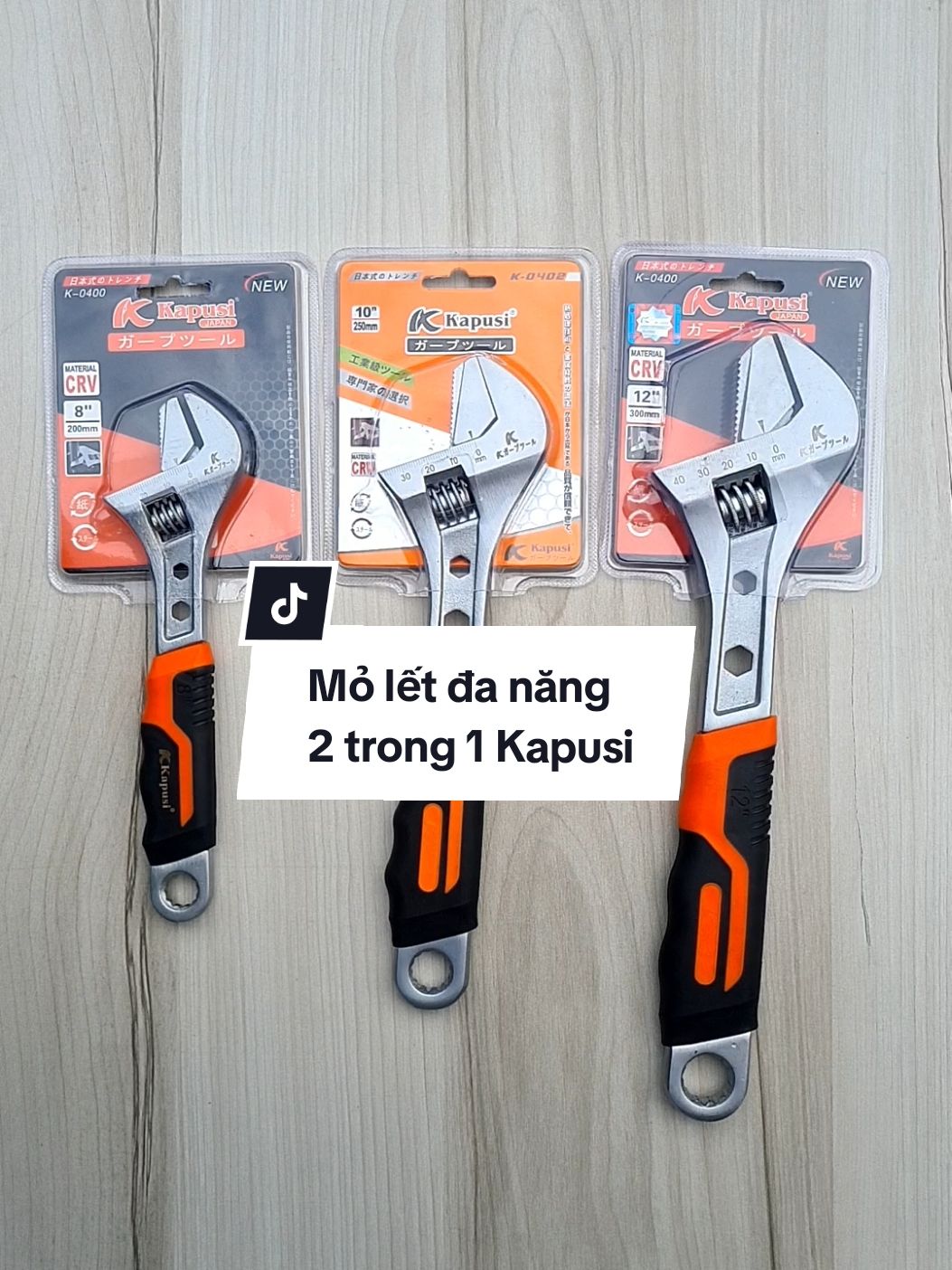 Mỏ lết đa năng 2 trong 1 Kapusi chính hãng 8in-10in-12in #donghegiakhanh  #kapusi  #molet  #moletdanang #cờle  #dungcusuachua  #letuankhang 