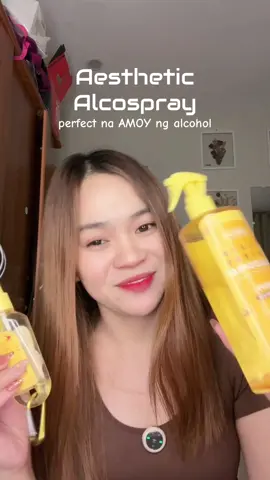 FRESH ALCOSPRAY my favorite alcohol peach mango scent with aloe vera extract #review #alcohol #alcospray #fyp #tiktokmademebuy 