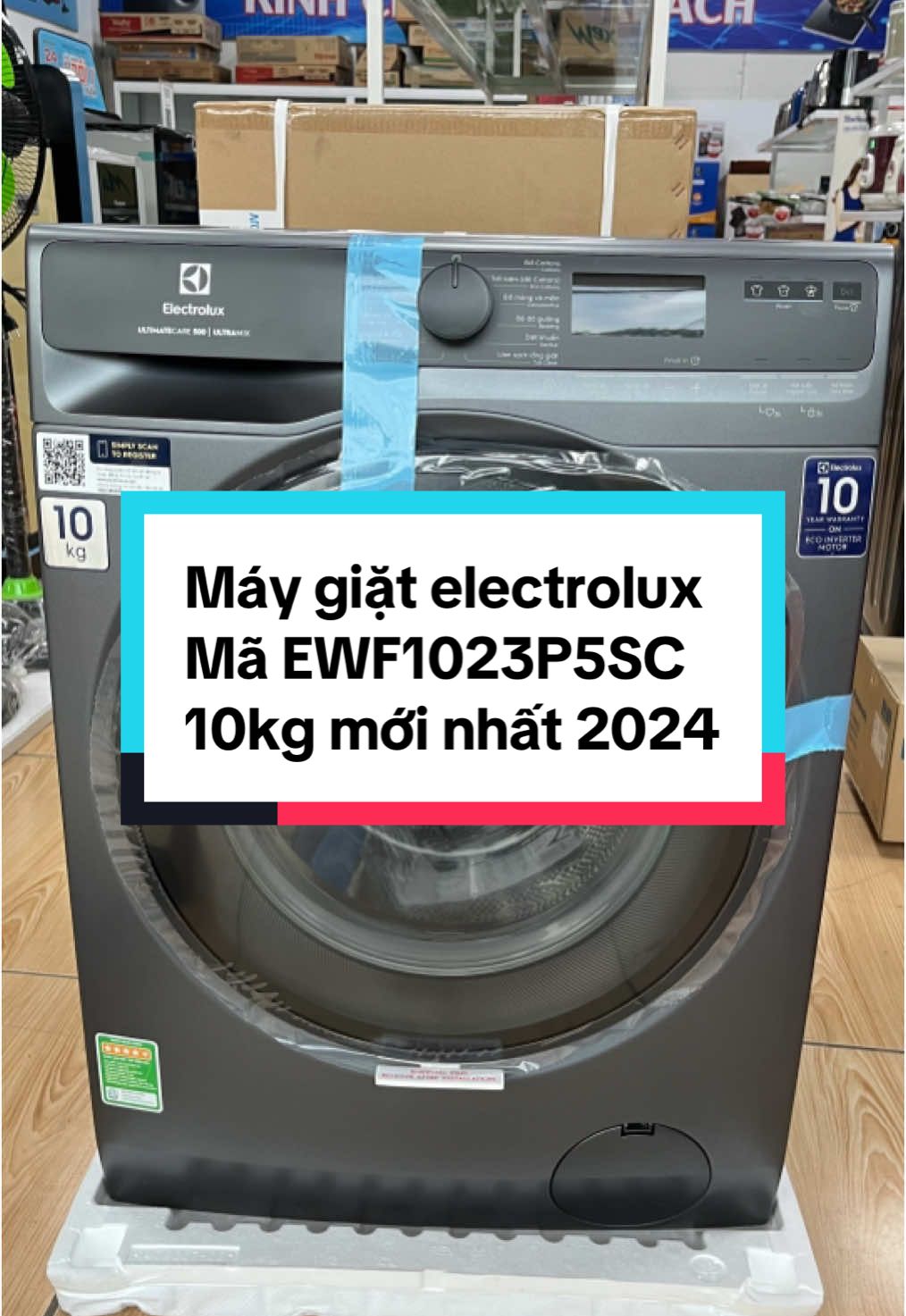 -Máy giặt electrolux 10kg mã máy mới nhất 2024  -Máy giặt Electrolux UltimateCare 500 Inverter 10 kg EWF1023P5SC -Nhiều chế độ giặt, dòng mát giặt êm và tốt nhất hiện nay -Giá chỉ #11txxx ================================✳️ ✅ Cam kết bán hàng chính hãng 100%   ✅ Cam kết giá bán rẻ nhất hà nội  ✅ Bảo hành chính hãng 24 tháng tại nhà    ✅ Đổi mới lỗi do nhà sản xuất trong vòng 5 ngày đầu   ✅ Đền gấp 10 lần nếu không phải hàng chính hãng ================================ ✳️ ĐIỆN MÁY CƯỜNG HIỀN   📞 0972746618 - 0868842289   🏬 CỔNG YAMAHA -BÌNH AN -TRUNG GIÃ -SÓC SƠN - HÀ NỘI