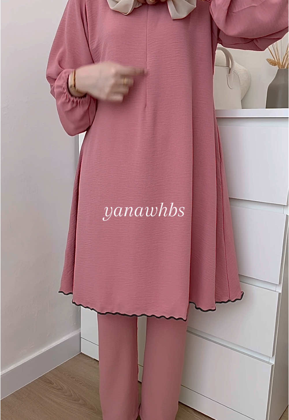 Set Baju Labuh dan Seluar #setbajulabuh #setmuslimah 