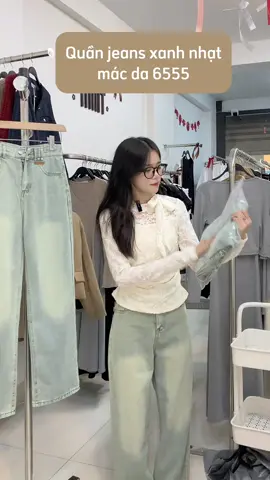 Mã jeans nào về cũng ưng lắm cơ #fypシ #mintstudio #jeans #quanjeannu #quanbo 