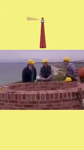 Reverse lighthouse 🤣 #comedy #well #lighthouse #laughs #jokes #funny #skit #humor #humour #beach #construction #tradies #builders #building 