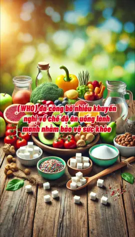 Tổ chức Y tế Thế giới (WHO) đã công bố nhiều khuyến nghị về chế độ ăn uống lành mạnh nhằm bảo vệ sức khỏe và ngăn ngừa các bệnh không lây nhiễm như tim mạch, tiểu đường, béo phì và ung thư. Dưới đây là những loại thực phẩm WHO khuyến khích sử dụng và cách ăn uống khoa học: #xuhuong #xuhuongtiktokk  #ThựcPhẩmSạch  #ThựcPhẩmXanh  #SốngXanh  #BảoVệSứcKhỏe  #DinhDưỡngLànhMạnh #SốngLànhMạnh #ĂnUốngHealthy #OrganicFood  #SứcKhỏeLàVàng #ThựcDưỡng