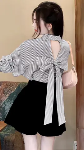 Áo Sơ Mi Nữ Tay Dài Đính Nơ Phía Sau Lưng Form Rộng Bigsize Xinh Đẹp Cao Cấp Dễ Thương Freesize 50-95kg Top Áo Sơ Mi Women mới Giá chỉ 115.000₫!#thoitrangnu #aosomi #xuhuongtiktok #viral #viralvideos 