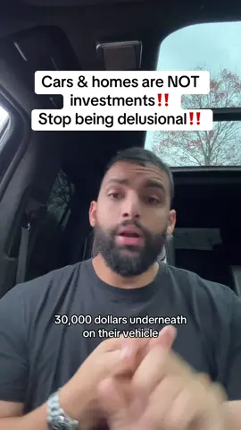 Stop buying into the delusion! Cars and houses are not investments! Live within your means! #greenscreen #cars #cardealer #fyp #investor #investments #dont #carmarket #marketcrash #housingmarket #realestateinvesting #dont #viralvideo 