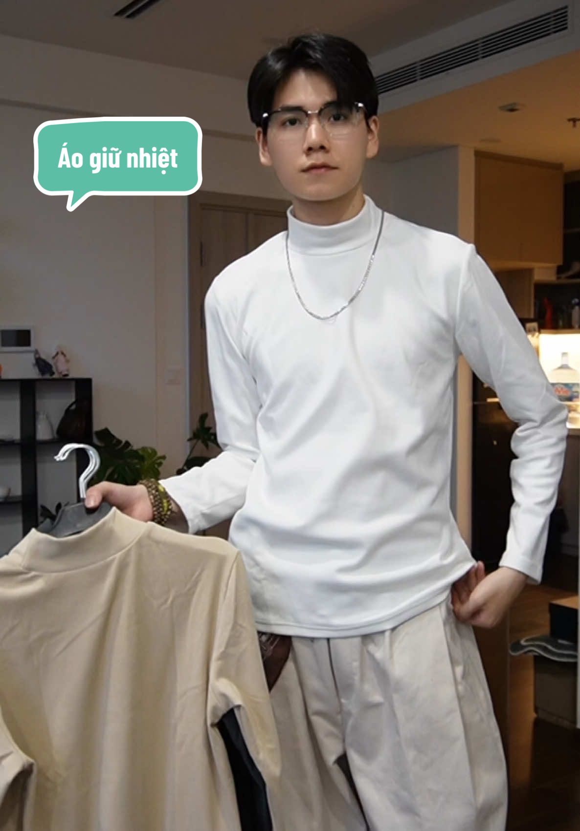 Áo giữ nhiệt cổ lọ #reviewlamdep #muadong #outfit #aogiunhiet 