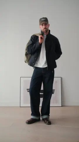 Styling indigo jeans 👖 #fashiontiktok #mensfashion 