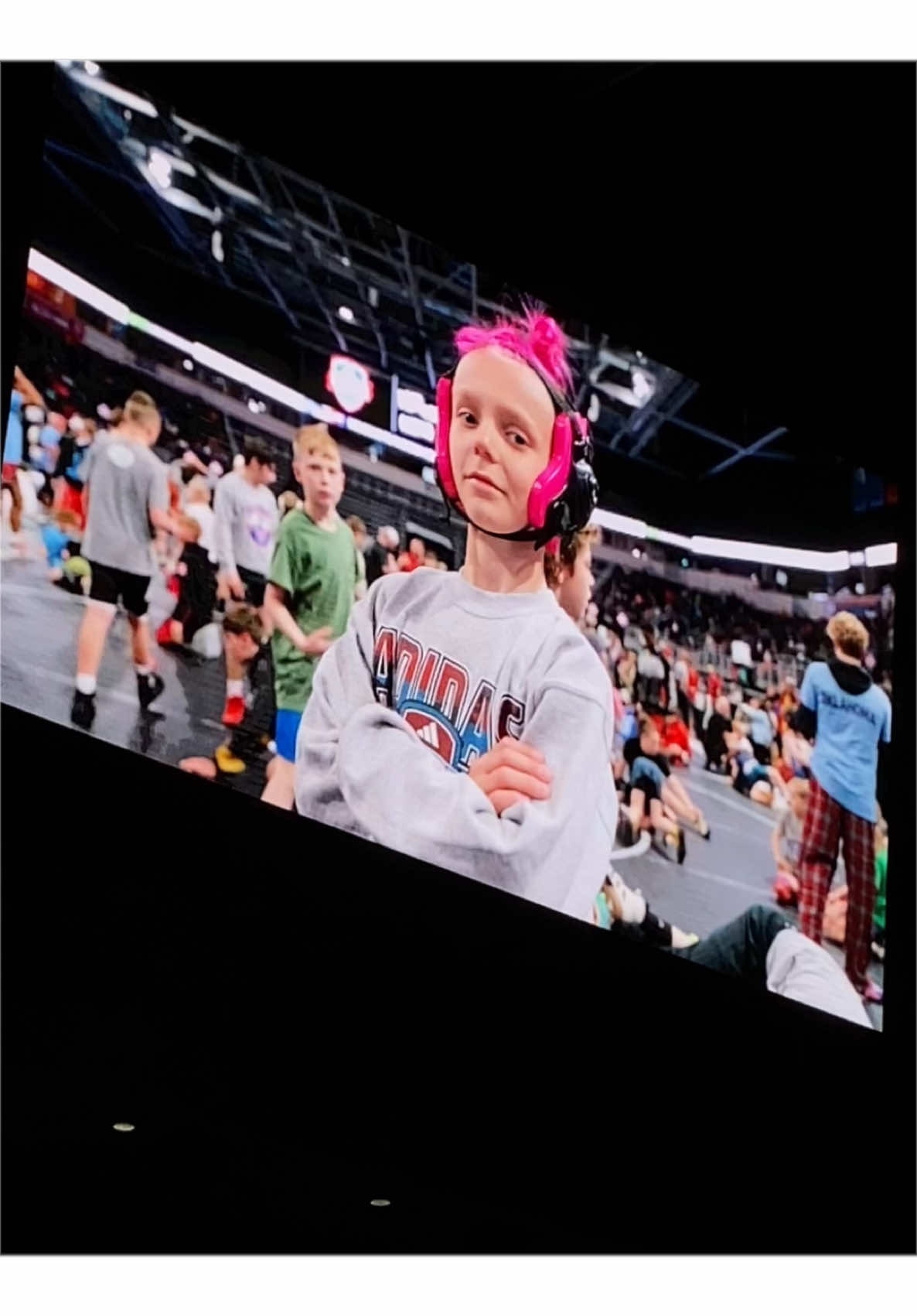Throwback to Adidas Nationals! Best Mohawk 2024 🏅  #wrestlingtok #adidasnationals #adidasnationals2024 #mohawk #thatpinkhairedwrestler #fypシ #foryoupageofficiall #followme #wrestlersoftiktok #trusttheprocess #wrestler #hardestworkerintheroom #keepitfun #wrestlerhair #rizz 