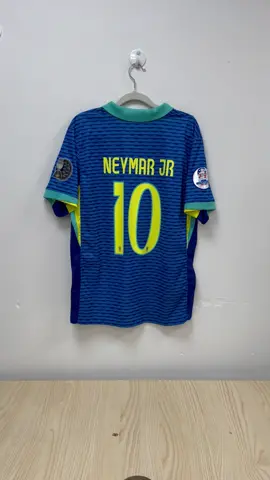 2024 Copa America Away Brazil blue short sleeves soccer jersey #football #neymar #10 #futbol #sports #fyp 