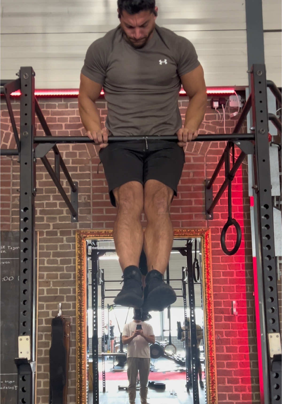 No gravity Pull-ups Bodyweight 93kg 💪🏽