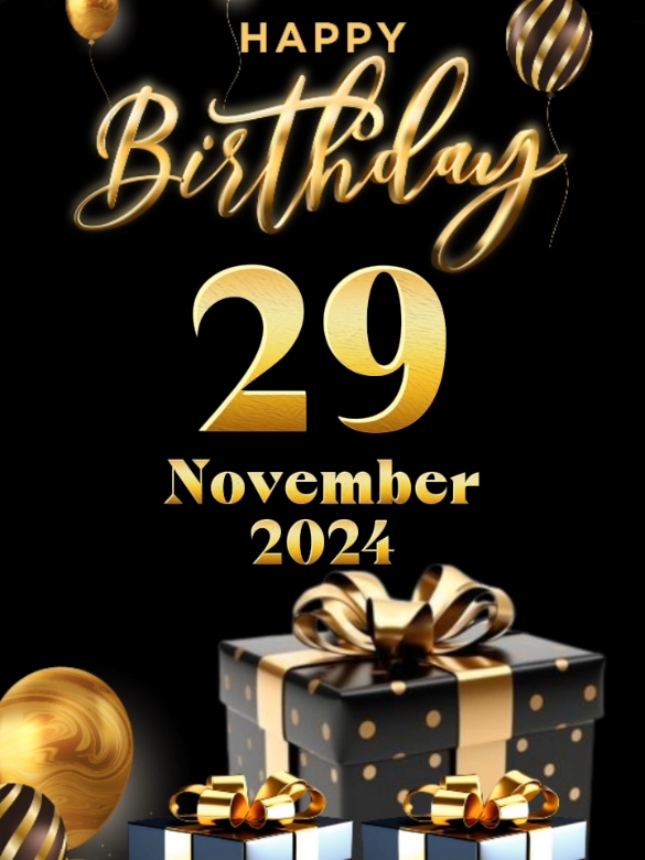 #CapCut happy birthday 29 November 2024 #birthday #happybirthday #happybirthdaytoyou #birthdaytemplates #special #fypシ゚ #trending #viralvideo 