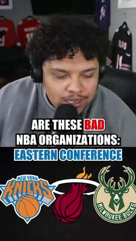 How many bad organizations does the east have? #NBA 