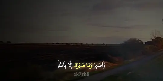 { وَٱصۡبِرۡ وَمَا صَبۡرُكَ إِلَّا بِٱللَّهِۚ }      سورة النحل :ماهر المعيقلي     #تلاوات_قرآنية #قران #تلاوات_خاشعة #quran_alkarim #ذكر_فانا_الذكرى_تنفع_المؤمنين 
