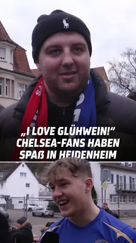Bitte aber nicht zu viel Glühwein trinken... 🤣🍷 #sport1 #sport1news #chelsea #fans #heidenheim #conferenceleague