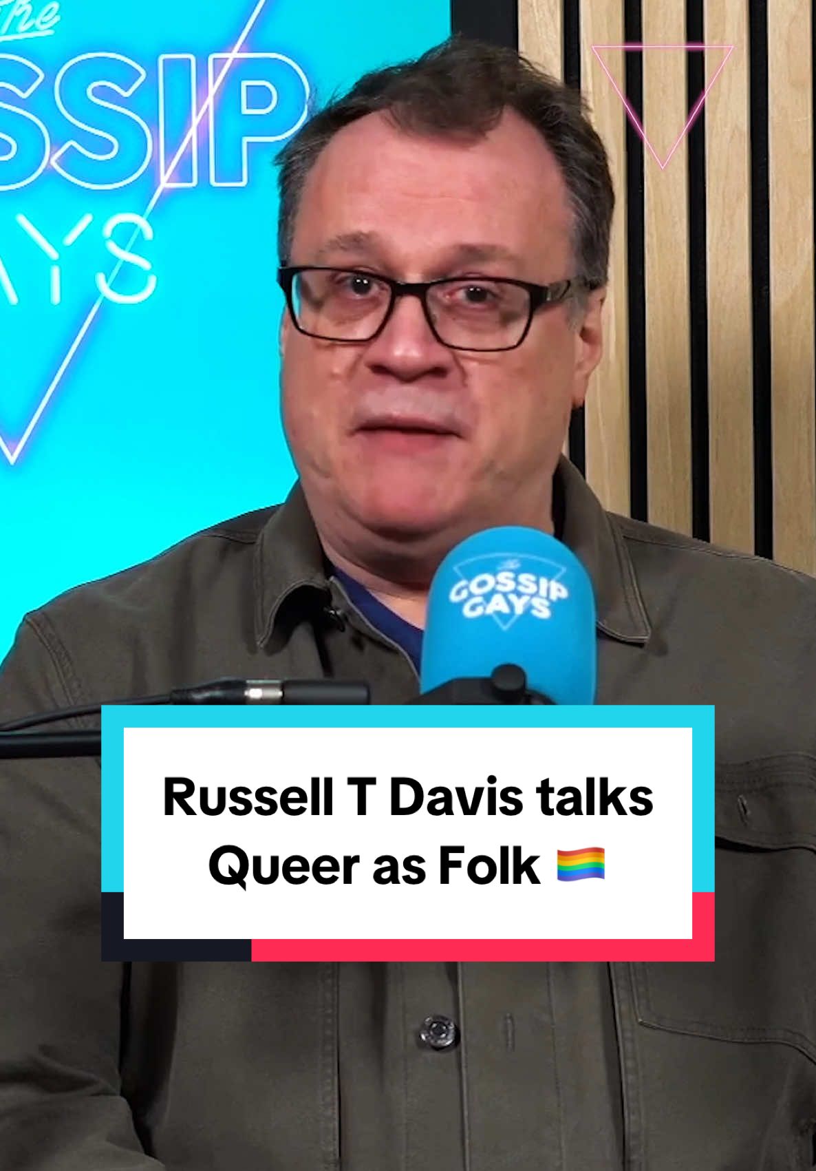We chat with the wonderful @RUSSELL T DAVIES about Queer as folk 🏳️‍🌈💗 Listen to the full episode with Russell now - wherever you get your podcasts 🎧 #queerasfolk #lgbt #fyp 