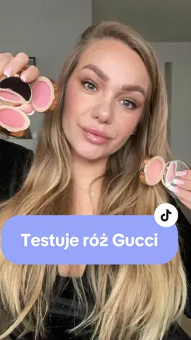Dziś testuję róż od @guccibeauty  #testkosmetykow #guccibeauty #patrycjachudzińskamakeup