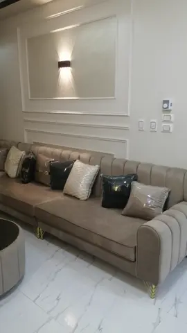 اللون البريز وجماله تشطيبات كامله بديل خشب# بدلي الرخام #  جبسون بورد# تشطيبات كامله