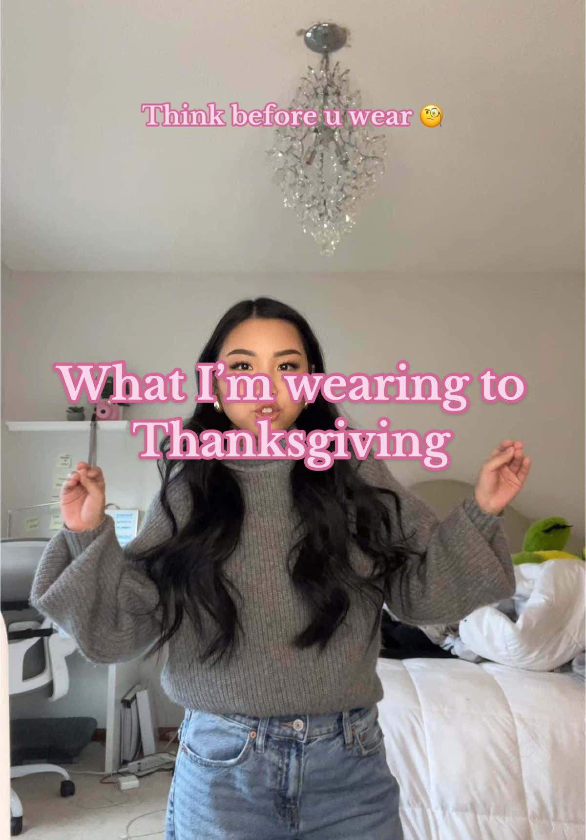 Thanksgiving = expandable pants 🫡 #whatimwearing #getdressedwithme #OOTD #thanksgiving #sweaterweather 