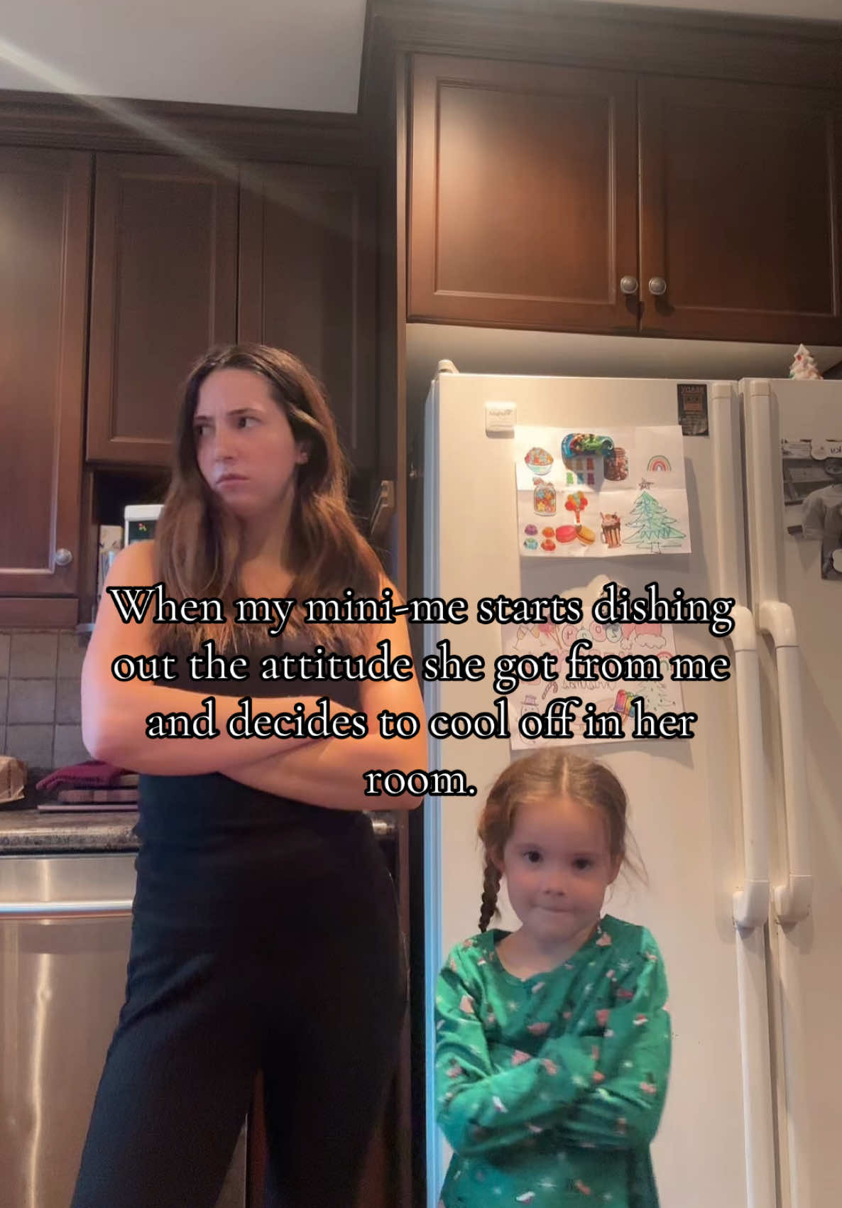 Thank you for making that decision.  #momtok #sassy #minime #attitude #girlmom #thankgod #relatablemom #relatablemomcontent #funny #jokes #relatable #sassygirl #girltok #mymini 