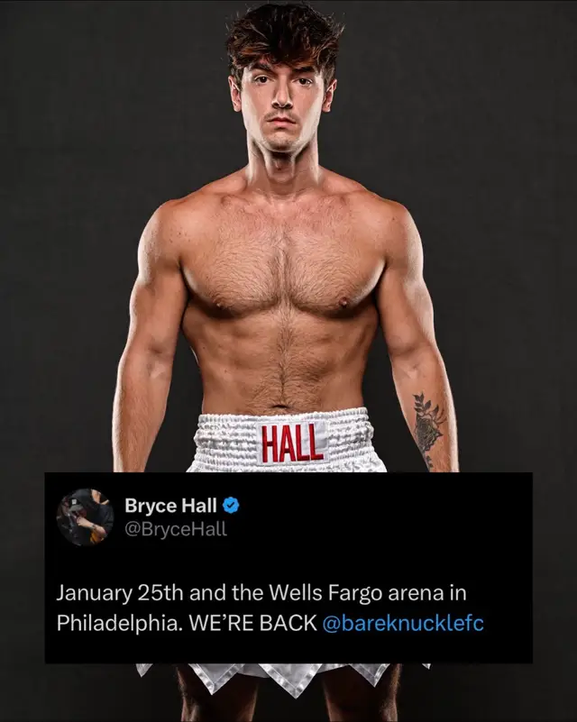 Bryce Hall back Jan 25th in Philly 👀 @Bryce Hall #brycehall #boxing 