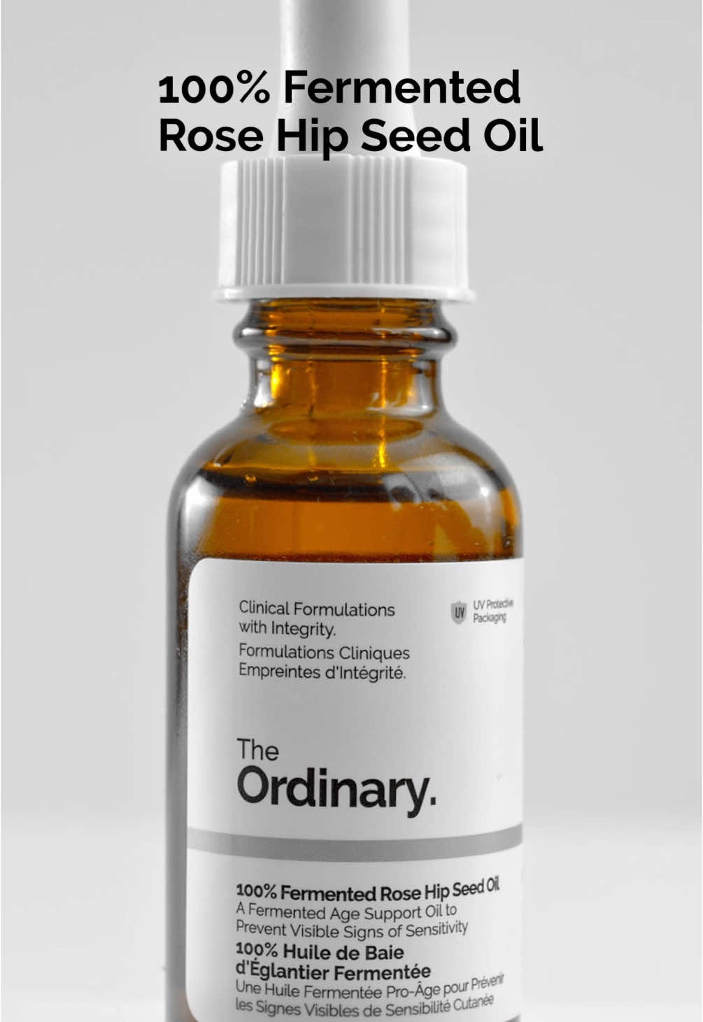 if you have sensitive skin, this might be your new favourite 💛✨ #theordinary #fermentedrosehipseedoil #skintok #serum 