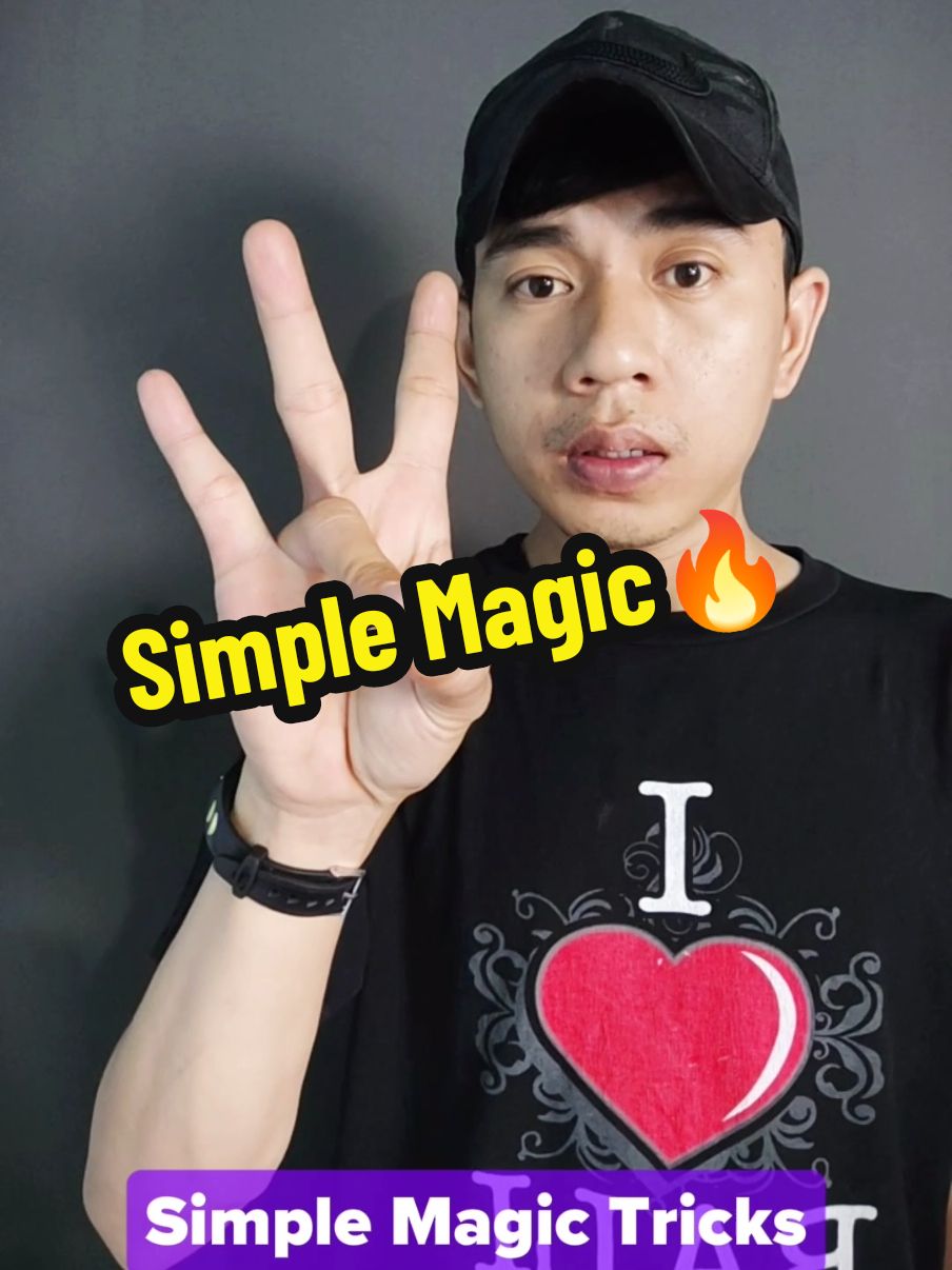 Simple Magic Tricks Pakai Jari Mudah #sulaptiktok #magic #challenge #trending #finger 