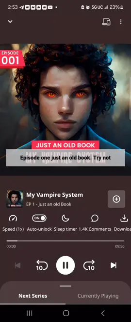 my vampire system Episode 1 #pocketfm #vampire #fyp #fantasy 
