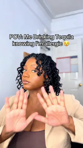 Bruh i hate being allergic to Tequila 😭 thats the drink EVERYONE got. Im always like……… #tequila #funny 