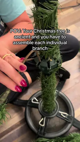 This tree is older than I am #christmastree #christmas #christmastreedecorating 