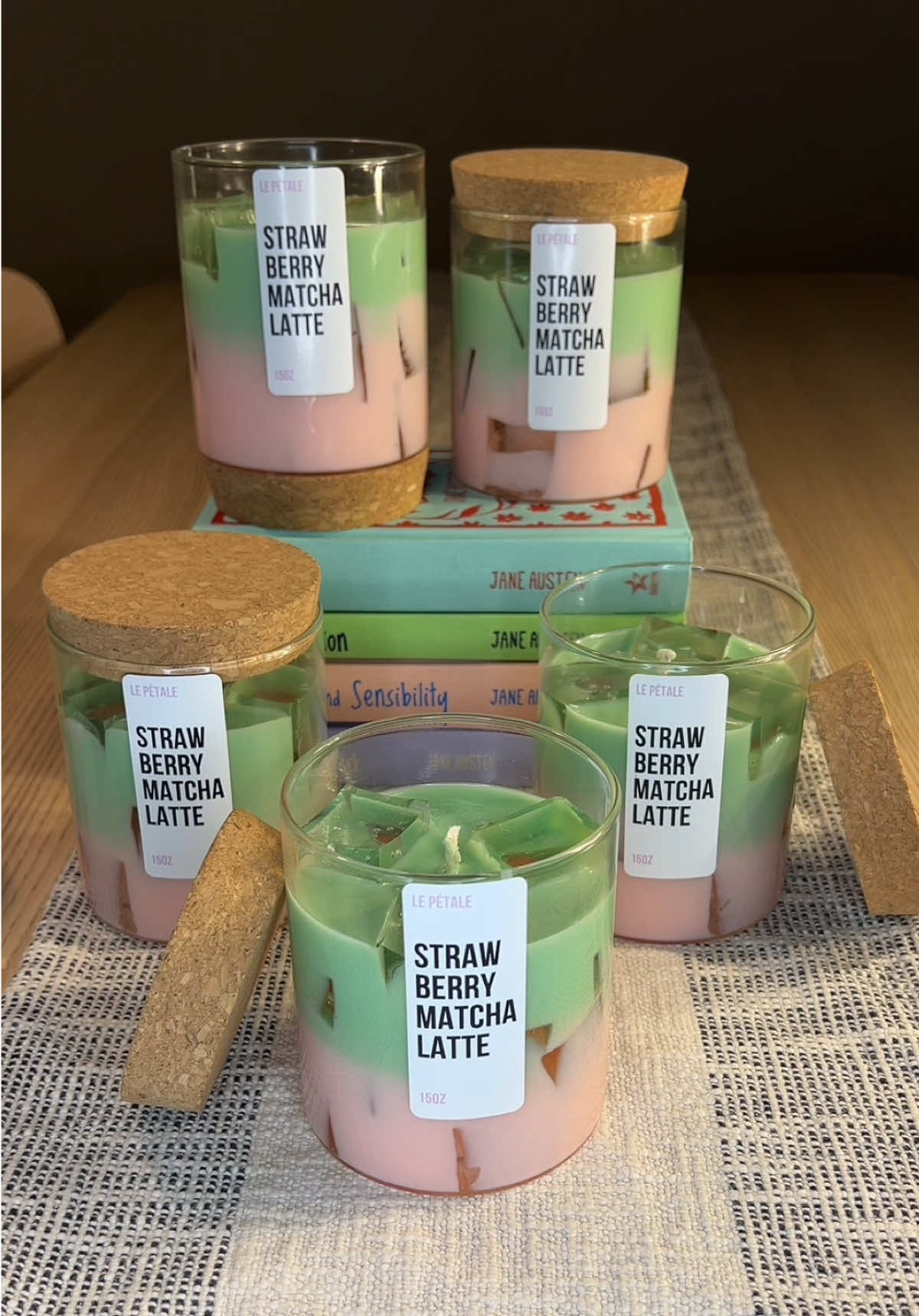 Strawberry Matcha Latte Candle and my favorite episode of Gossip Girl ✨XOXO #strawberrymatchalatte #strawberrymatchalattecandle #icedcoffeecandle #candles #candlesofintiktok #soycandles #gelwax #soywax #candlemaking #candlelovers #coldbrewcoffeecandle #handmade #etsyseller #etsy #handmadecandles